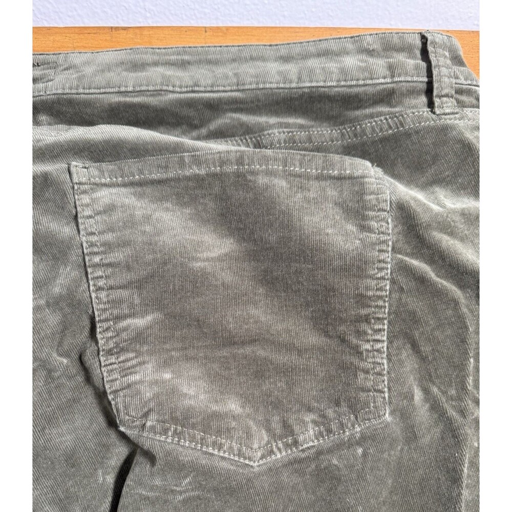 Kut From The Kloth Catherine Boyfriend Corduroy Pants Olive Green Plus 22W Core - Picture 7 of 11